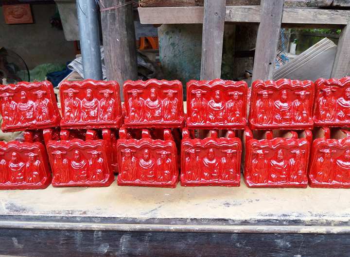 Độc đáo làng làm tượng ông Táo dịp Tết