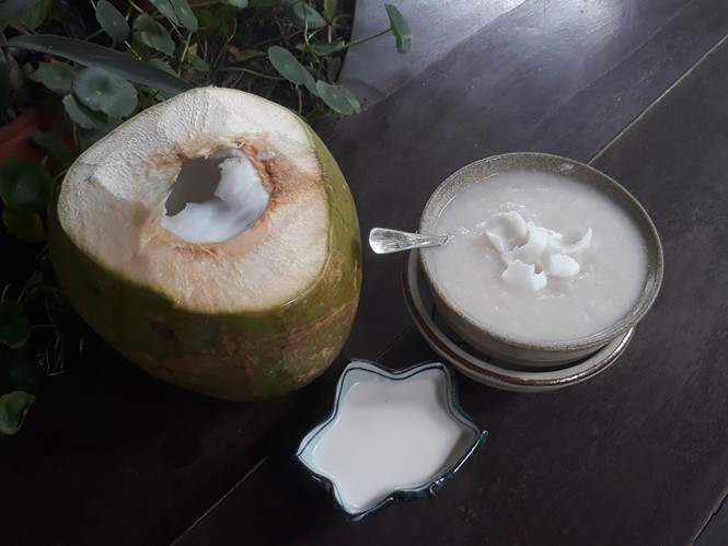Lạ miệng với cháo dừa Long An - Ảnh 1.