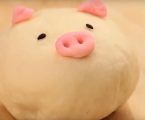 Bánh bao heo con siêu dễ thương - Ảnh 8.