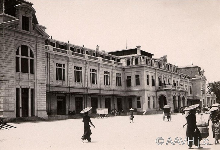 Ngỡ ngàng diện mạo khác lạ ga Hà Nội thời thuộc địa