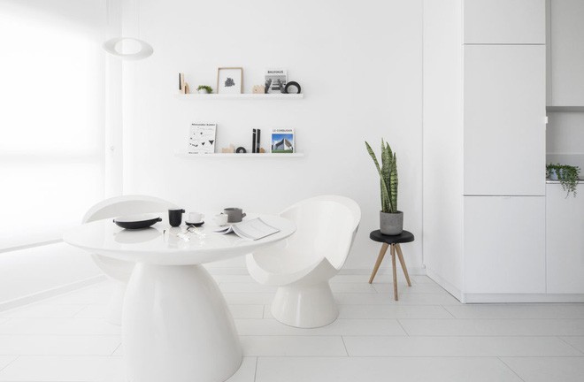 Căn hộ 42m² rộng thênh thang nhờ màu trắng tinh khôi - Ảnh 5.