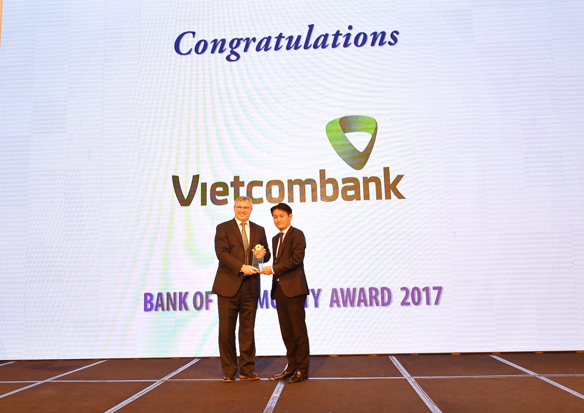 Ngân hàng Việt Nam tiêu biểu 2017 vinh danh Vietcombank
