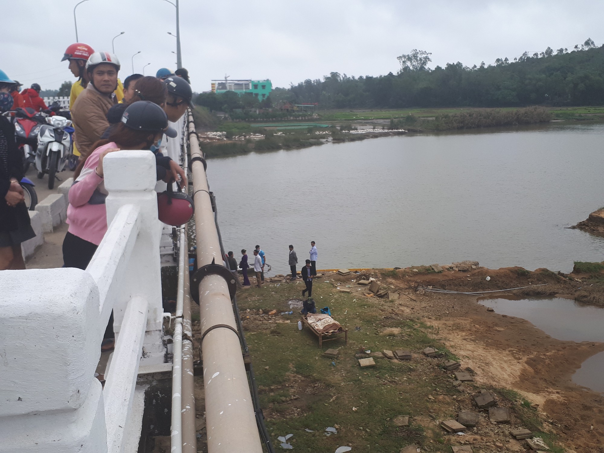 Phát hiện thi thể thanh niên mất tích trên sông Bàn Thạch