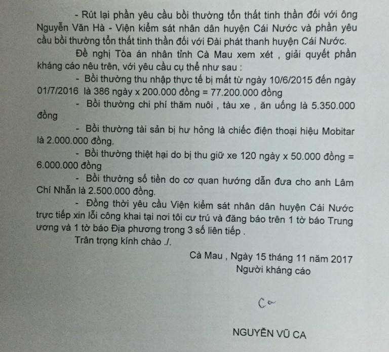 Thanh niên bị oan dứt khoát không nhận 175 triệu đồng cho 386 ngày tù - Ảnh 3.