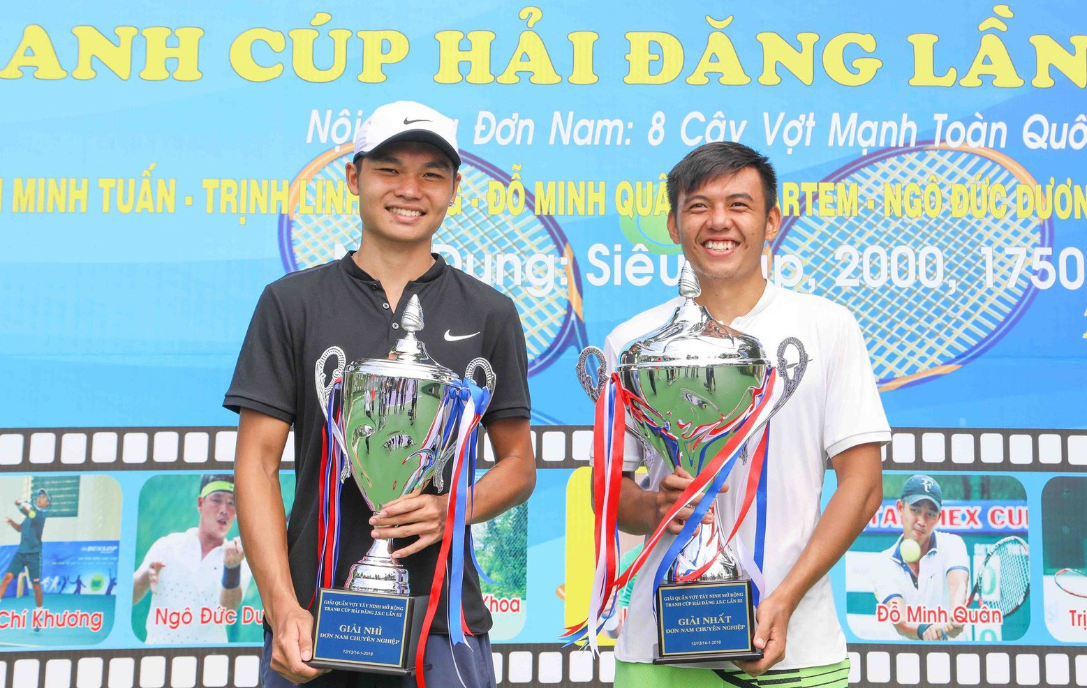 Lý Hoàng Nam vô địch Giải Quần vợt Tây Ninh mở rộng 2018