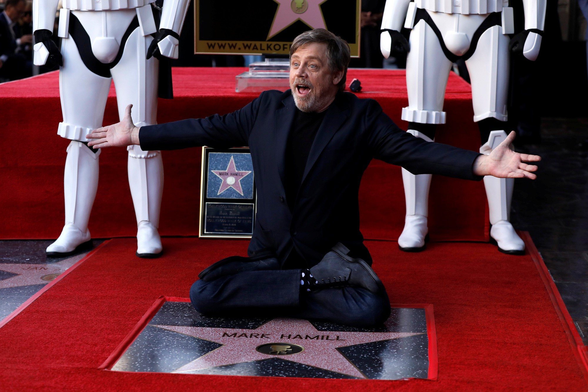 Bậc thầy "Star Wars" sung sướng nhận sao trên Đại lộ danh vọng