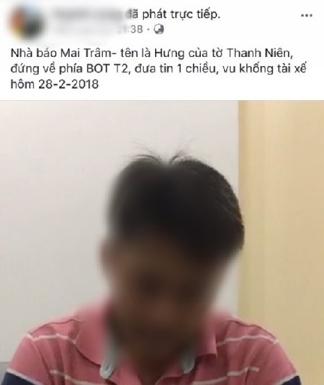 Phóng viên bị tố hành hung tài xế ở trạm BOT T2 lên tiếng - Ảnh 1.