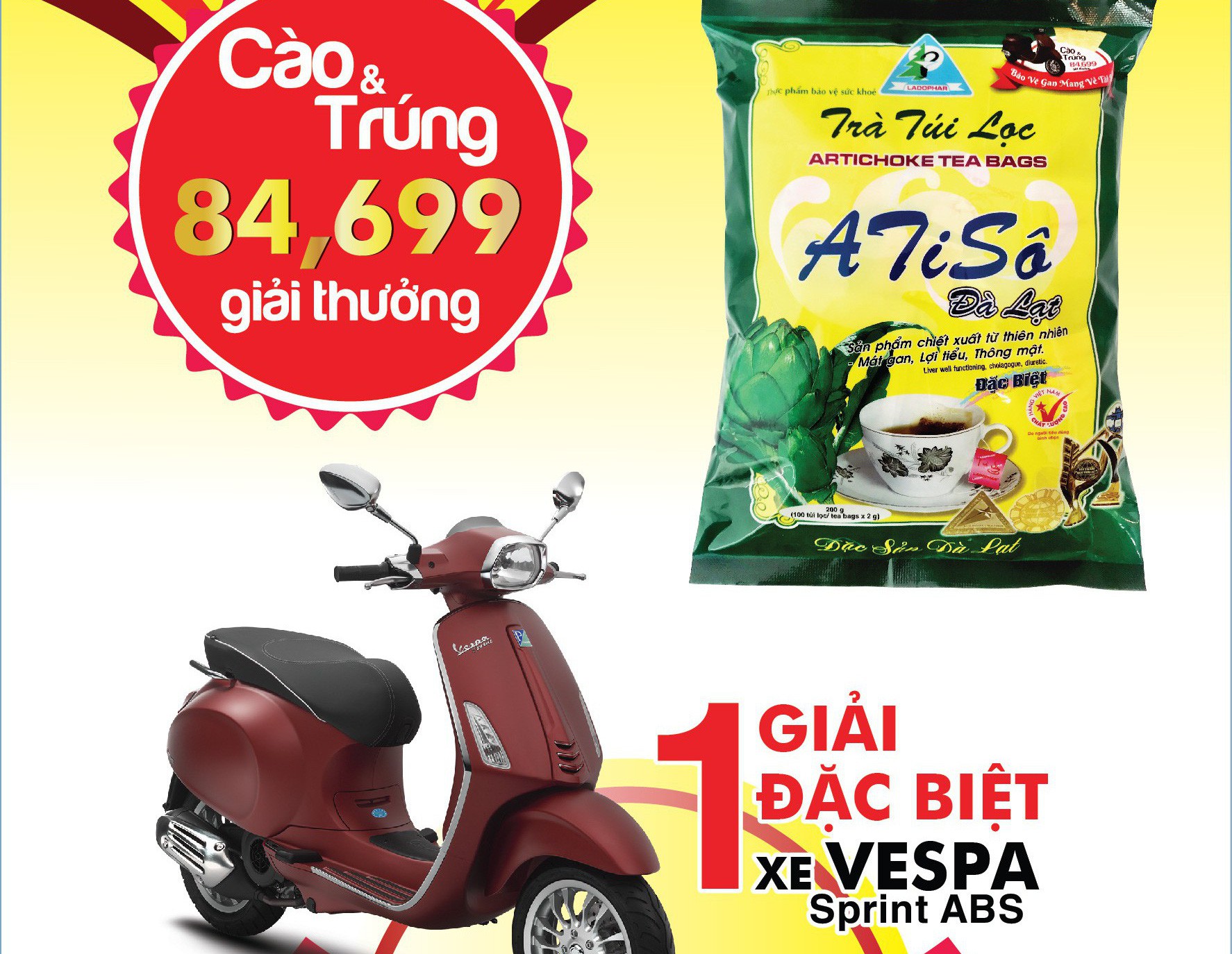 Hơn 80.000 giải thưởng siêu hấp dẫn từ chương trình khuyến mãi của Ladophar