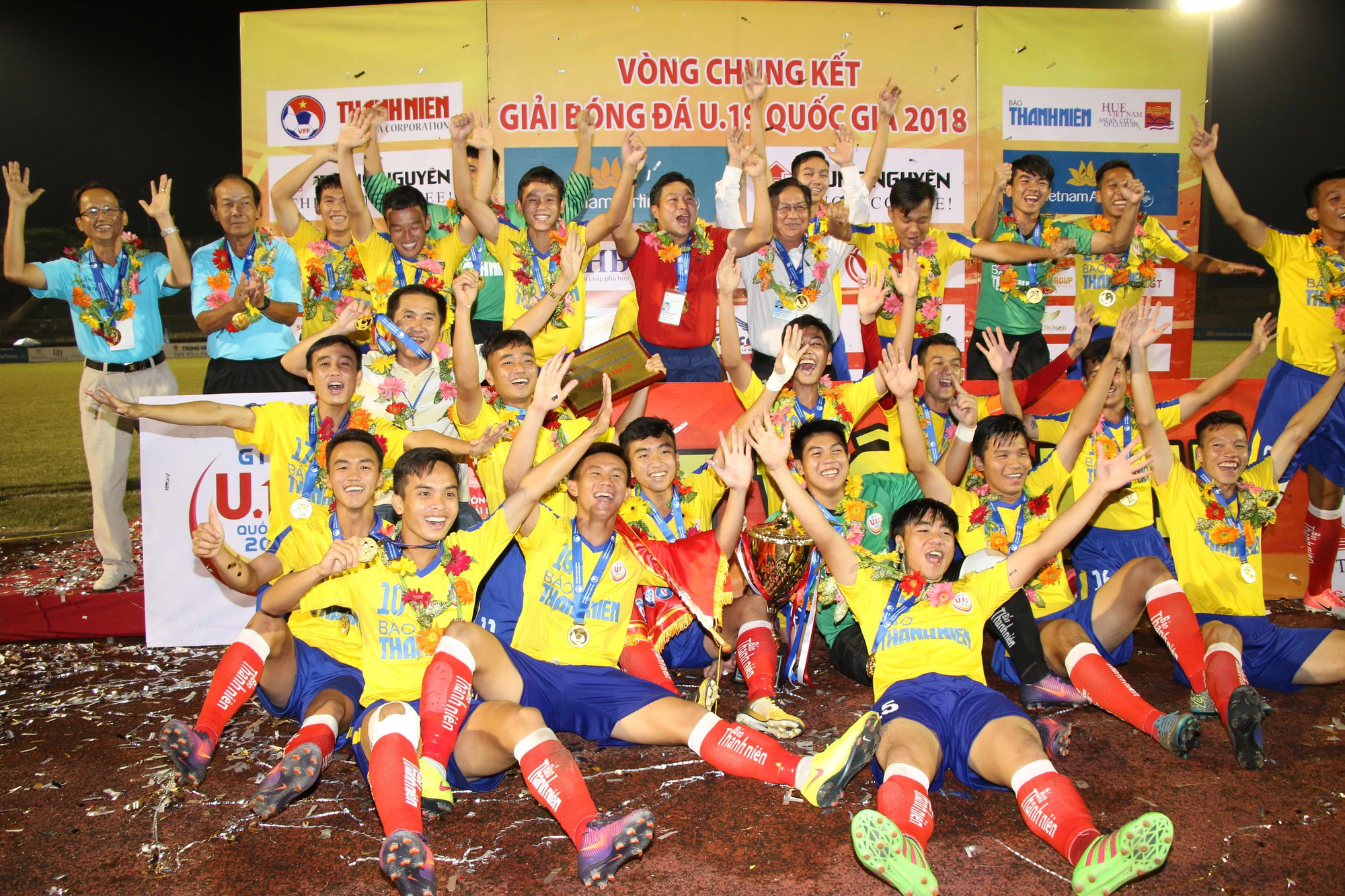 Đồng Tháp lần thứ 2 lên ngôi vương Giải U19 quốc gia