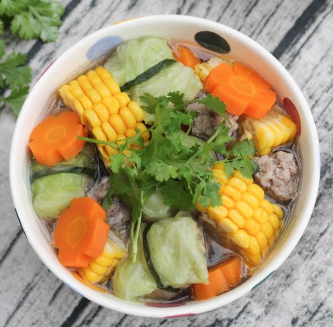 Canh ngũ sắc phải đẹp hấp dẫn và cực ngon