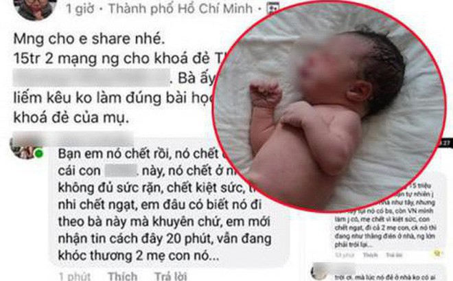 Đề nghị Bộ Công an điều tra Facebook Minh Phương tung tin về sinh con “thuận tự nhiên”