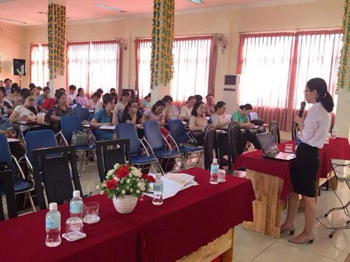 N&acirc;ng cao nghiệp vụ cho c&aacute;n bộ C&ocirc;ng đo&agrave;n - Ảnh 1.