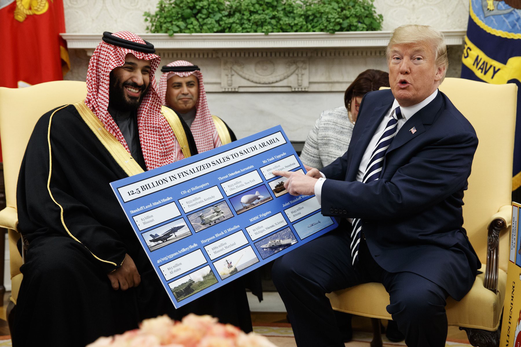 Mỹ sắp bán 1 tỉ USD vũ khí cho Ả Rập Saudi?