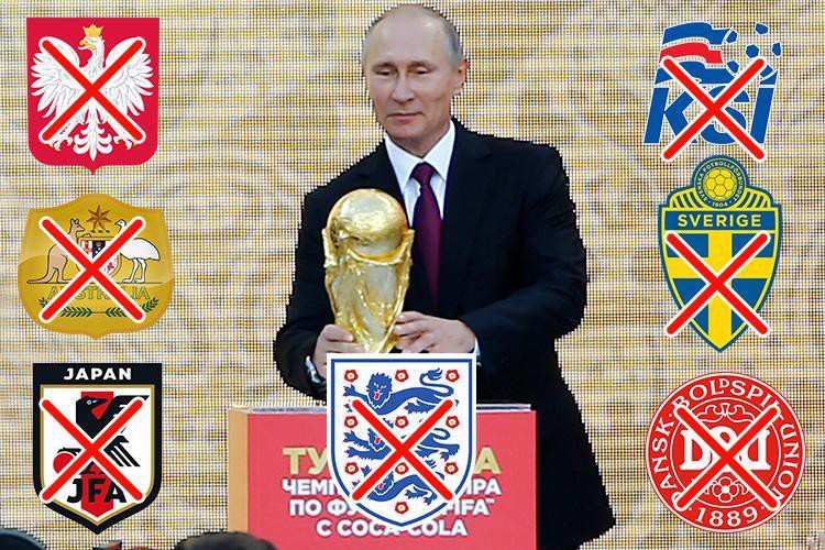 Ủng hộ Anh, 6 nước đòi tẩy chay lễ khai mạc World Cup 2018