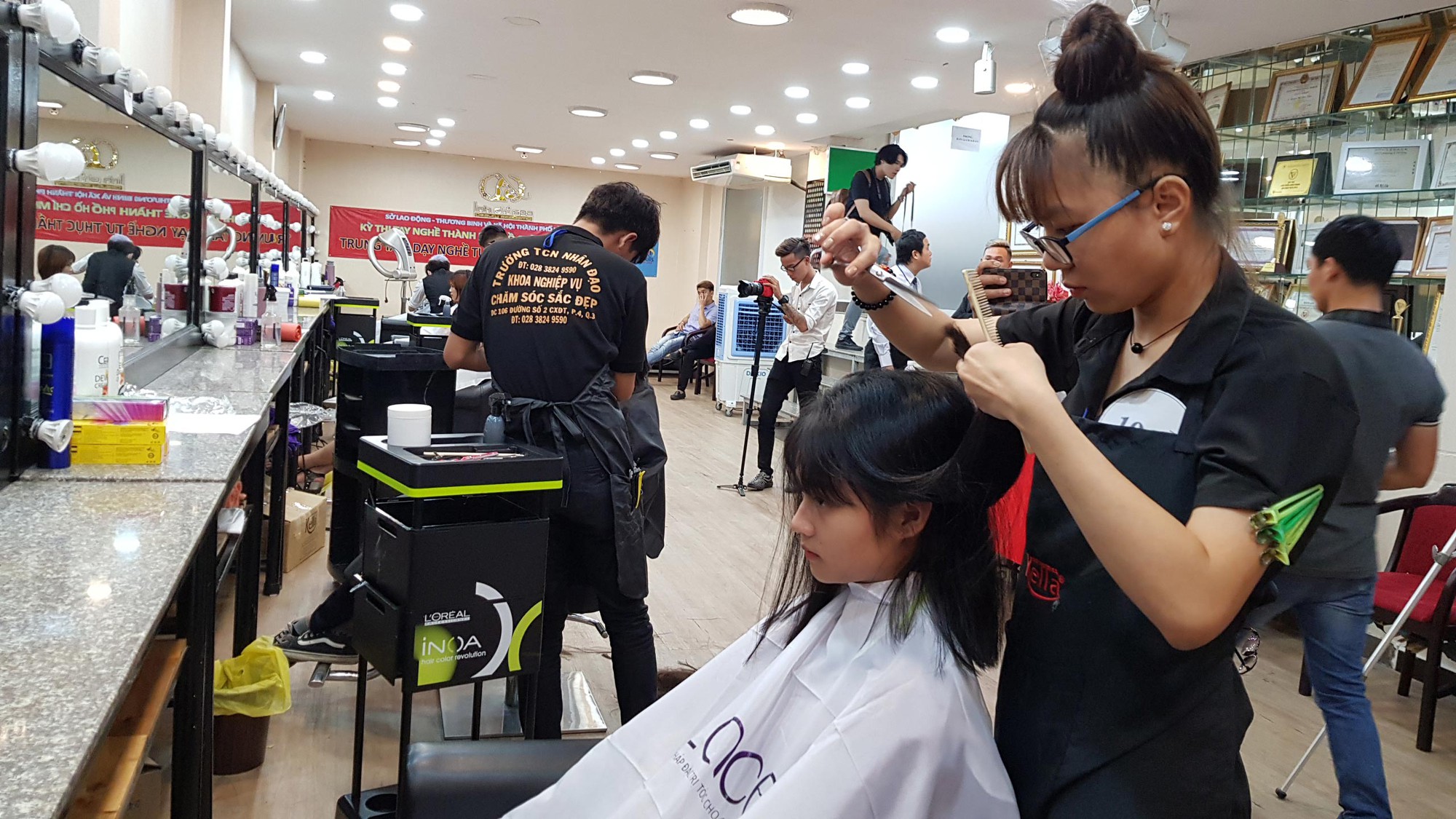Thi tay nghề ngành làm đẹp, tạo mẫu tóc