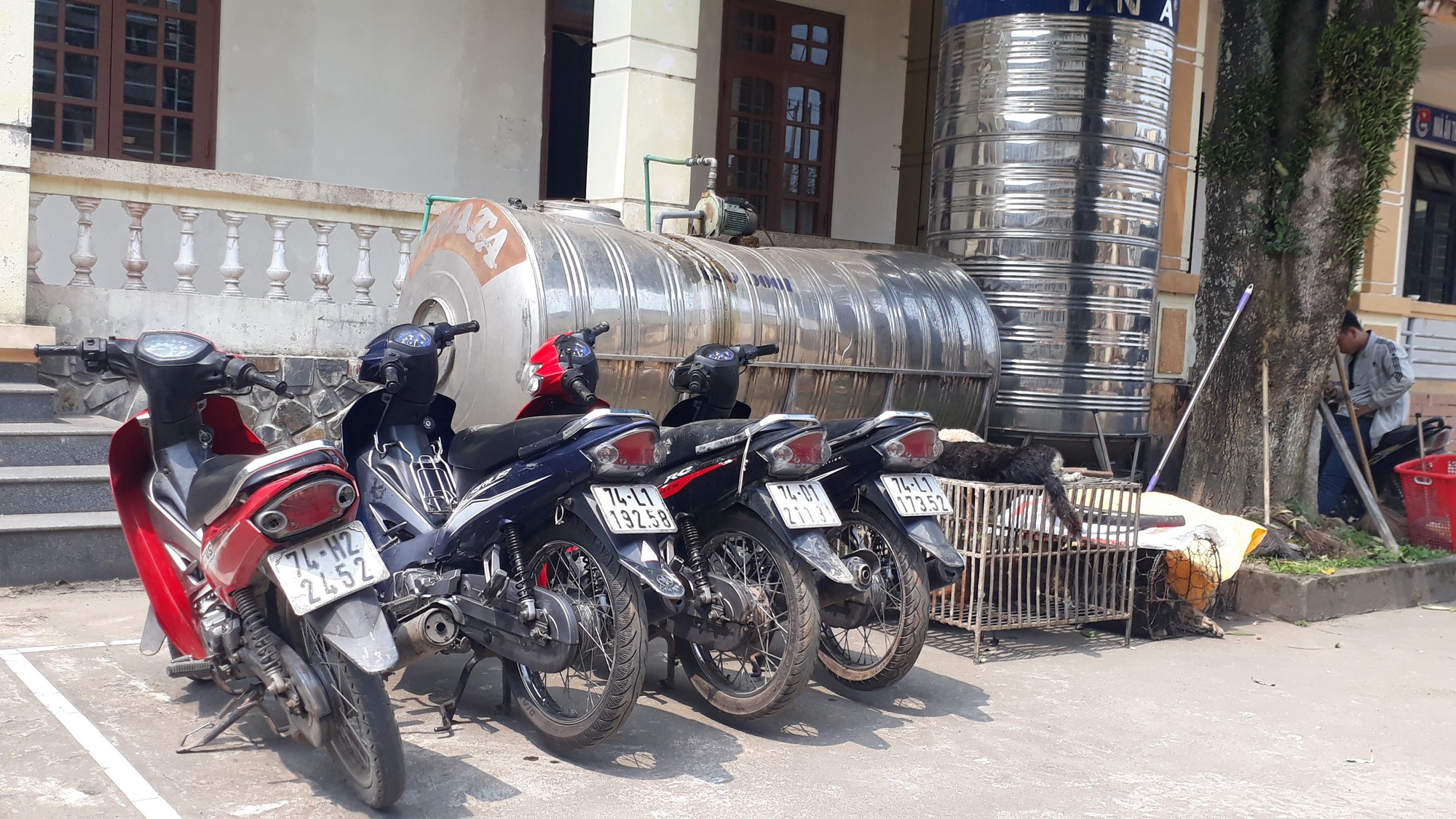 Vây bắt 4 đối tượng mang bình xịt cay, ớt bột đi bán chó trộm cắp - Ảnh 2.