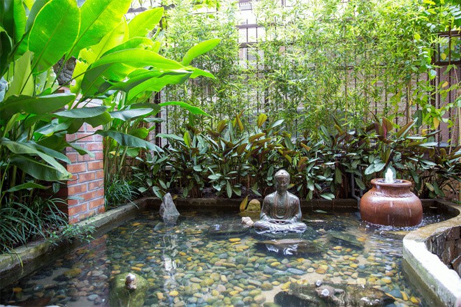 Không gian sống đẹp như resort của ca sĩ Quang Dũng - Ảnh 1.