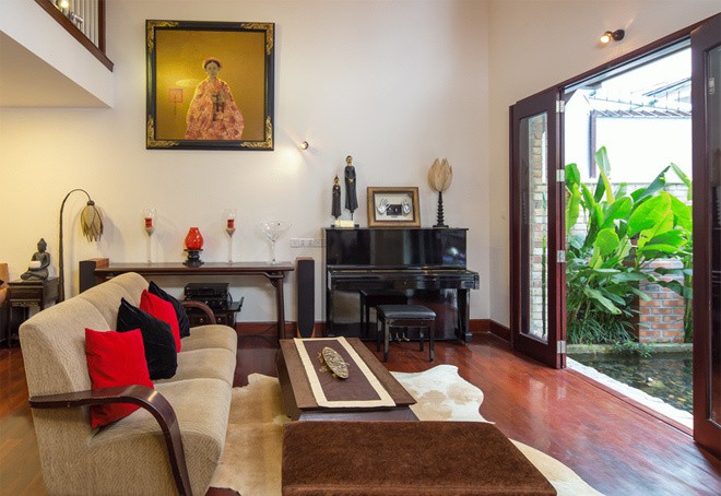 Không gian sống đẹp như resort của ca sĩ Quang Dũng - Ảnh 2.