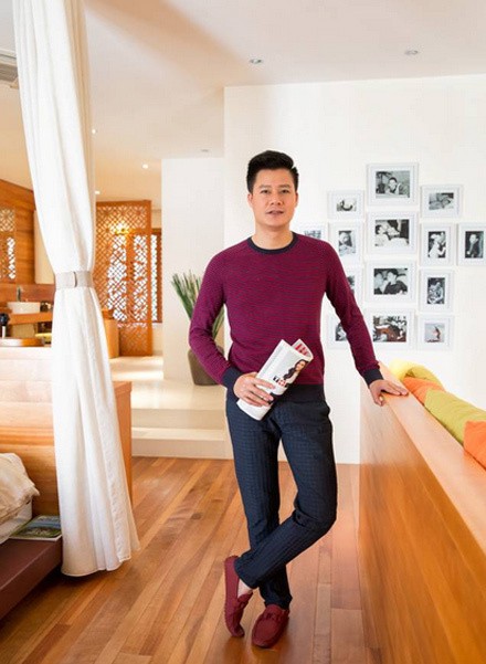 Không gian sống đẹp như resort của ca sĩ Quang Dũng - Ảnh 5.