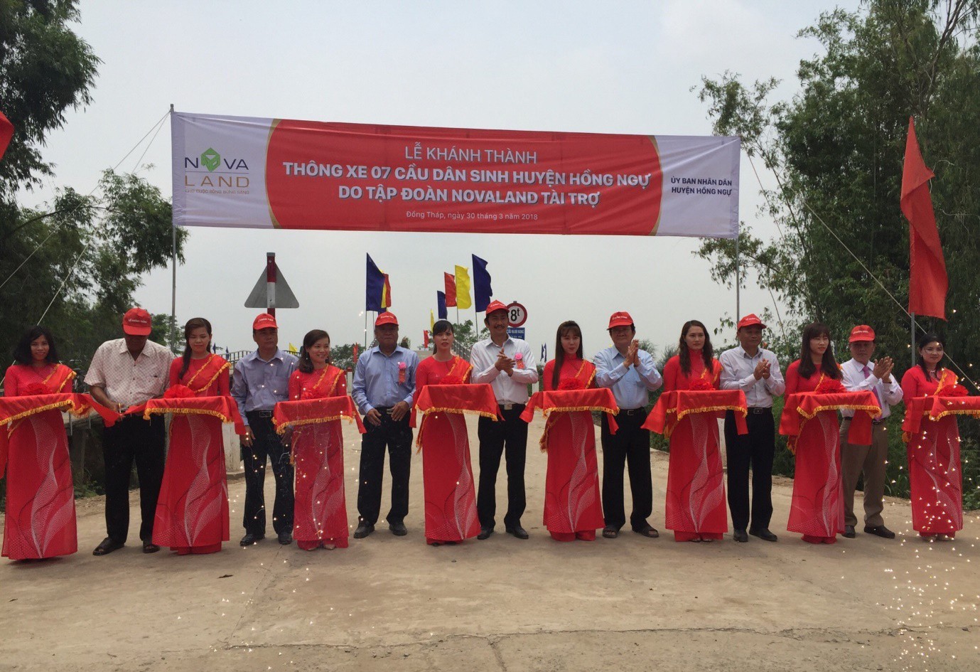 Khánh thành 7 cây cầu dân sinh mới tại Đồng Tháp