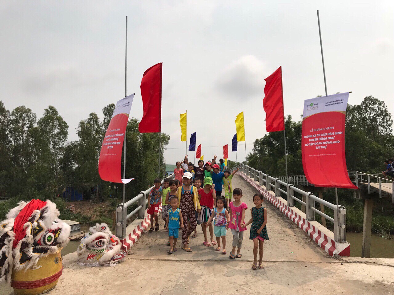 Kh&aacute;nh th&agrave;nh 7 c&acirc;y cầu d&acirc;n sinh mới tại Đồng Th&aacute;p - Ảnh 2.