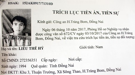Kẻ cướp tiệm vàng ở Đồng Nai sa lưới thế nào?