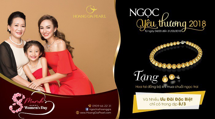 Ngọc Trai Hoàng Gia ra mắt BST mừng 8/3 - Ảnh 1.
