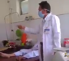 "Sốc" với clip bác sĩ "đuổi" bệnh nhân về nhà