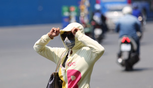 Nhiệt độ ở Sài Gòn lên đến 39 độ C, kéo dài đến tháng 5