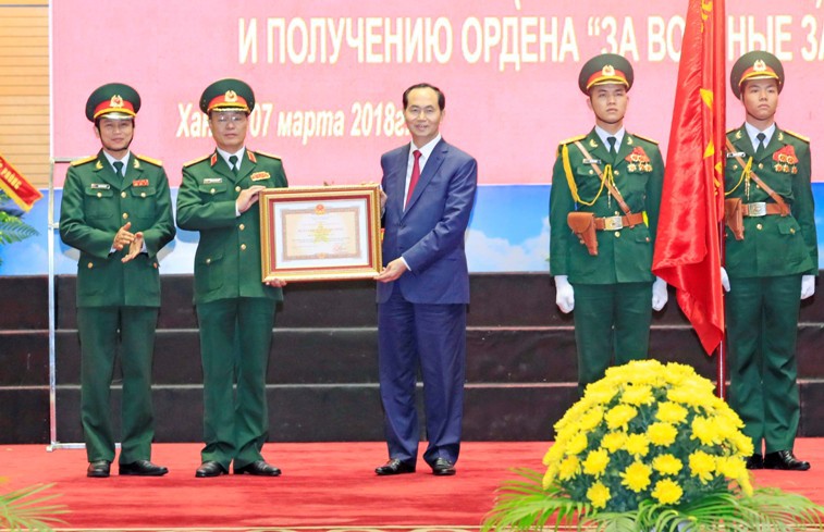 Chủ tịch nước trao Huân chương Quân công cho Trung tâm Nhiệt đới Việt - Nga