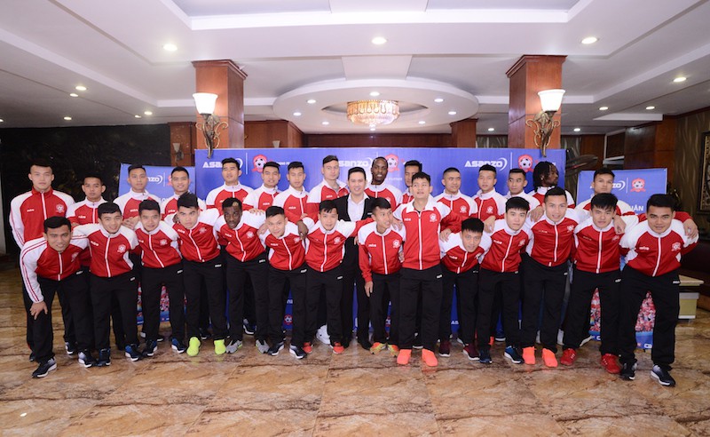 Đội b&oacute;ng đất cảng phấn đấu đứng trong tốp 3 V.Leage v&agrave; v&ocirc; địch Cup Quốc gia 2018 - Ảnh 1.