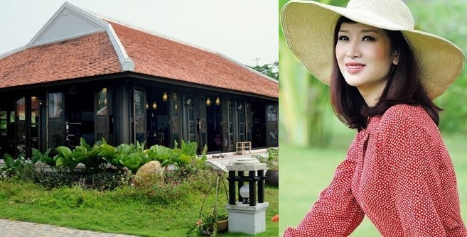 Ngây ngất với biệt thự 'dát' toàn gỗ quý của Hoa khôi Thu Hương