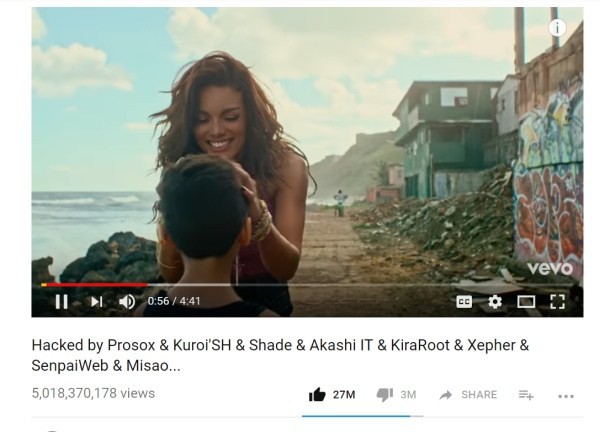Ca khúc 5 tỷ view Despacito bị hack và xóa khỏi YouTube