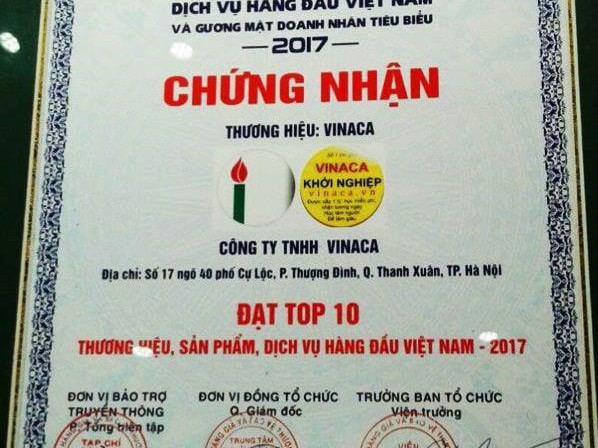 Vinaca chế "thuốc" ung thư từ than từng lọt Top 10 thương hiệu hàng đầu Việt Nam