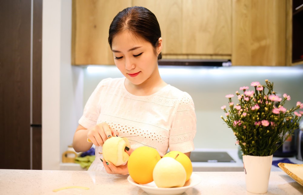 N&eacute;t dễ thương trong căn hộ tiền tỷ của ca sĩ Hương Tr&agrave;m - Ảnh 4.