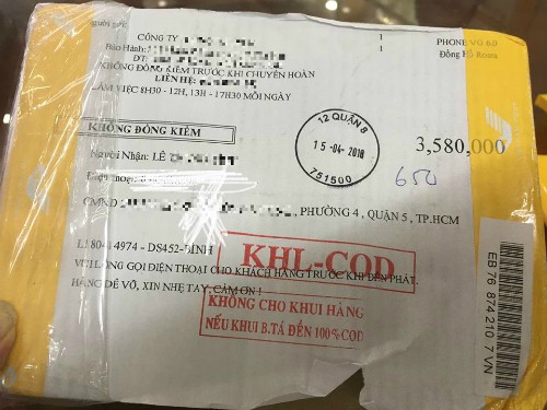 Rộ chiêu lừa trúng phiếu giảm giá, giao hàng hiệu tận nhà - Ảnh 1.