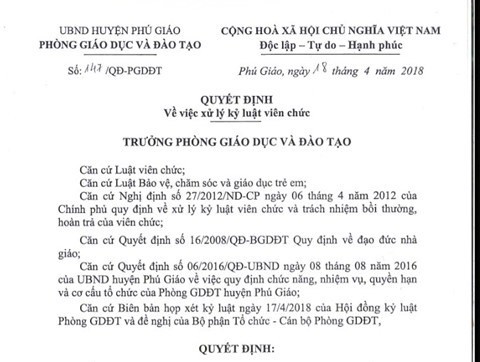 Sa thải thầy giáo bị tố sàm sỡ nhiều nữ sinh