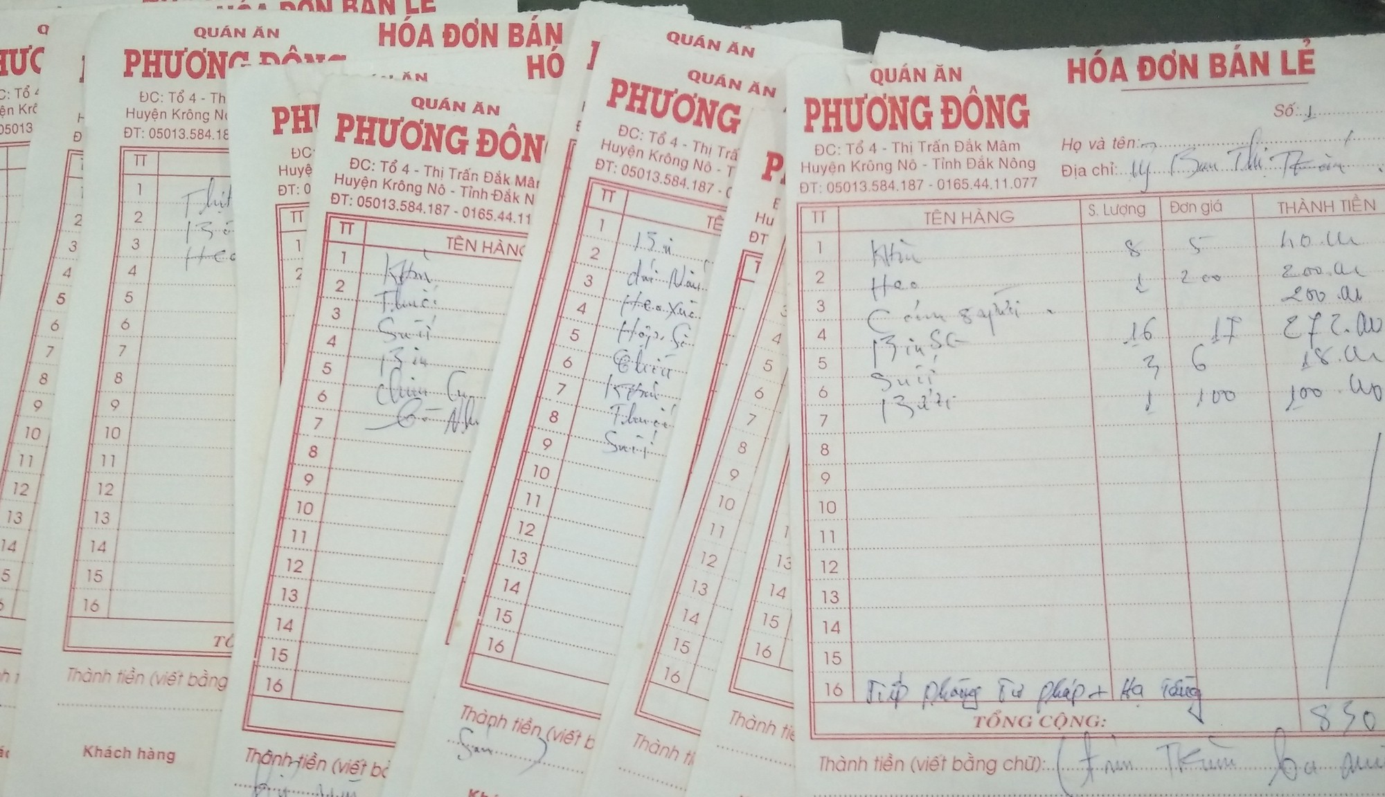 10 cơ quan nhà nước ở Đắk Nông ăn nhậu không trả tiền