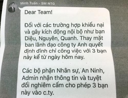 Thắc mắc quyền lợi, bị công ty cấm cửa