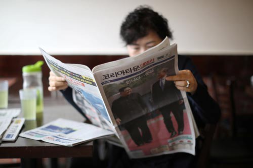 Hậu thượng đỉnh liên Triều, bóng đến chân ông Trump