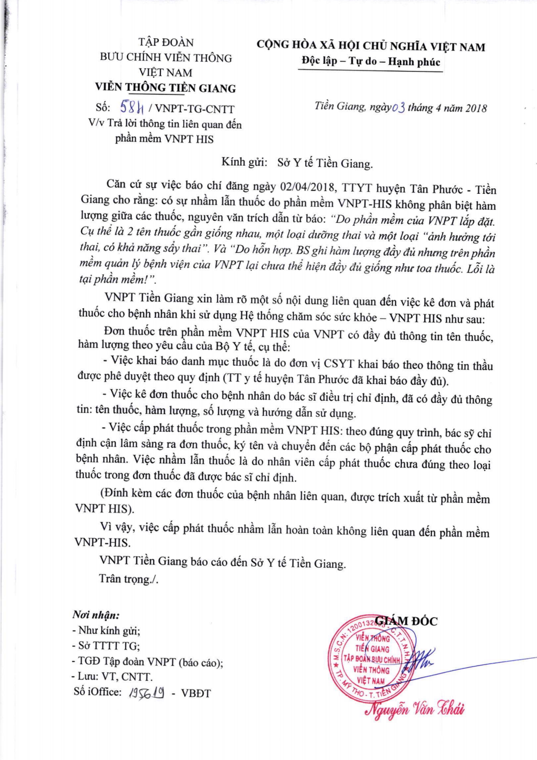 Cấp lầm thuốc ph&aacute; thai cho thai phụ c&ograve;n đổ thừa... VNPT - Ảnh 1.