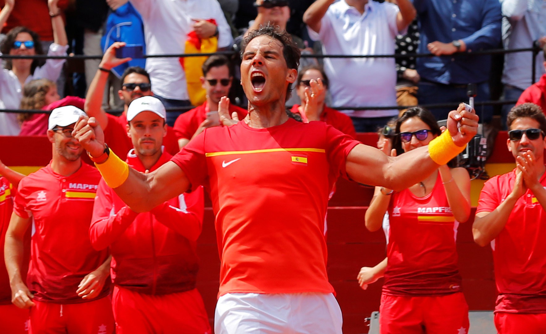 Nadal đưa Tây Ban Nha vào bán kết Davis Cup 2018