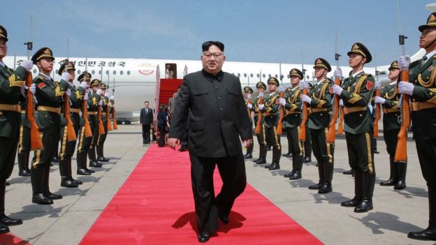 Khi &ocirc;ng Kim Jong-un đi lại: Từ t&agrave;u bọc th&eacute;p đến chim ưng trắng - Ảnh 1.