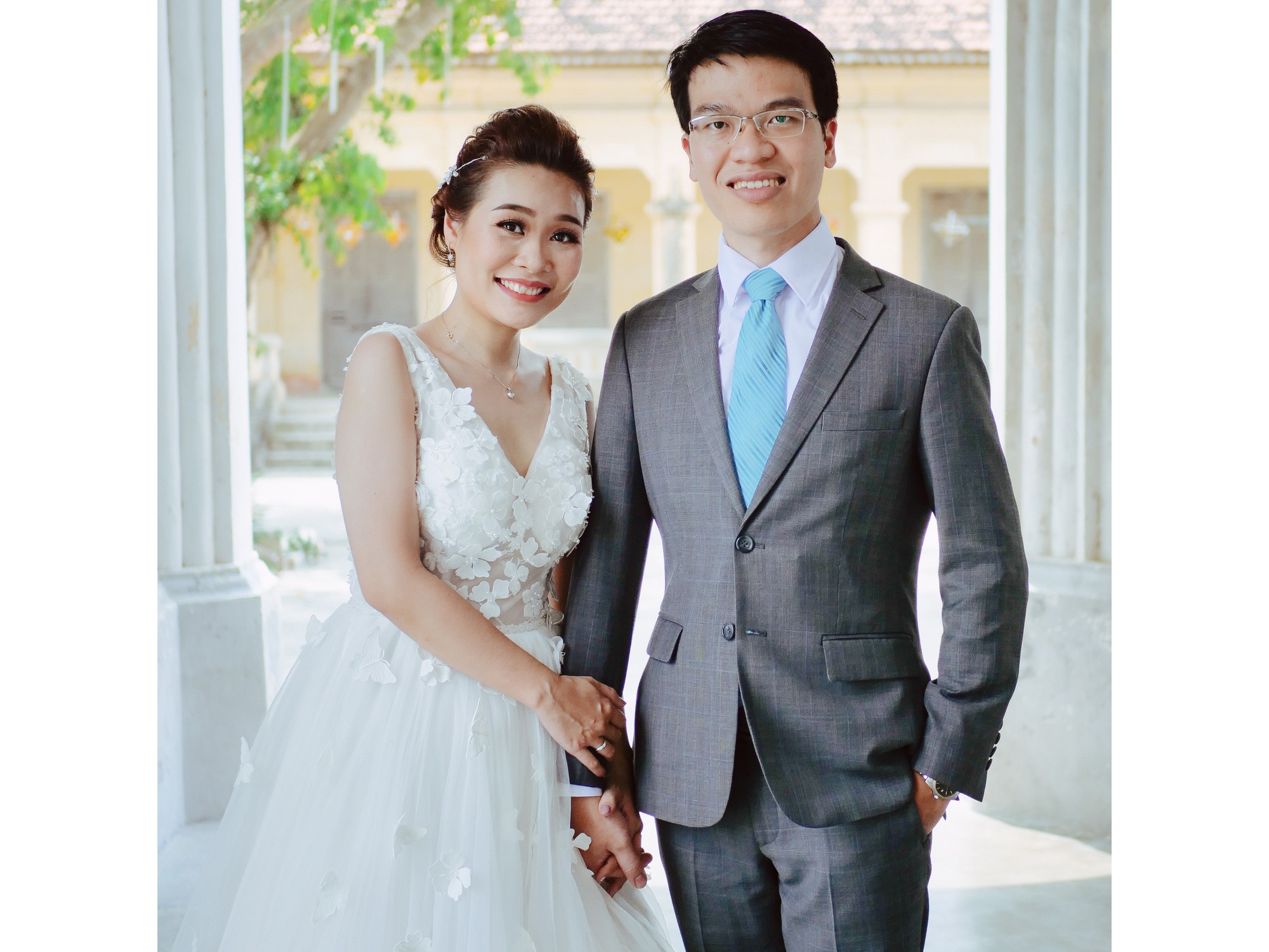 Đ&aacute;m cưới giản dị của L&ecirc; Quang Li&ecirc;m - Ảnh 1.