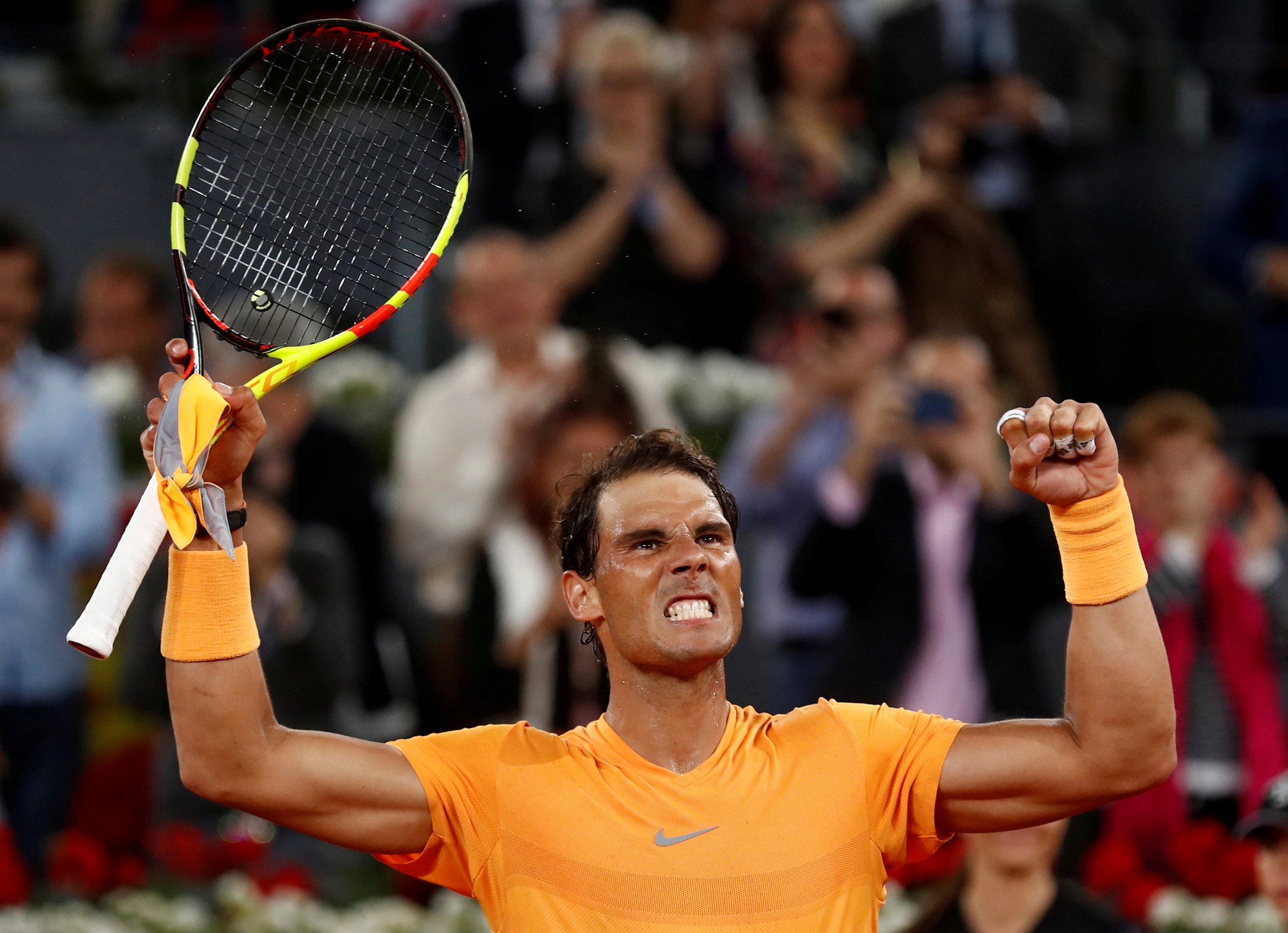 Vào tứ kết Madrid Open, Nadal phá thêm 1 kỷ lục