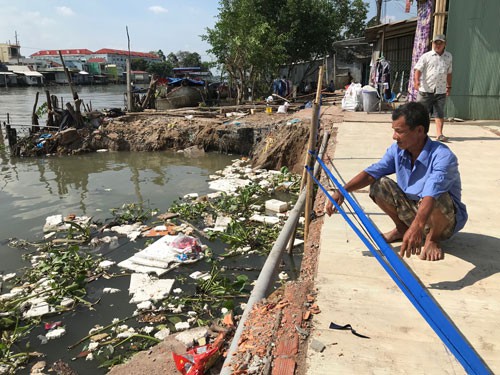 Sạt lở đe dọa tính mạng người dân