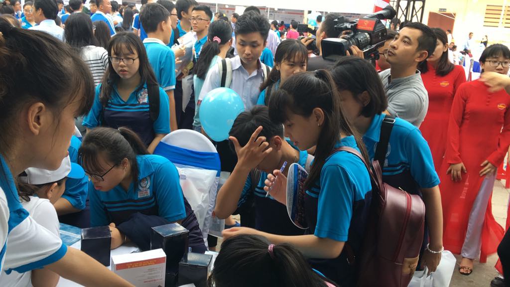 TP HCM: Khai mạc ng&agrave;y hội gi&aacute;o dục nghề nghiệp - Ảnh 3.