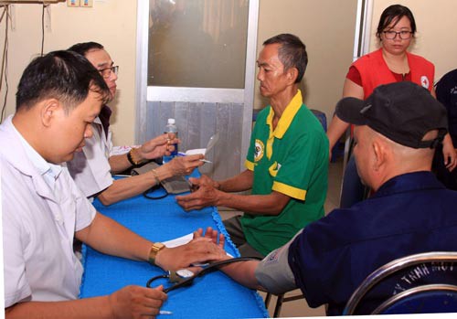 Chăm lo cho công nhân làm việc nặng nhọc