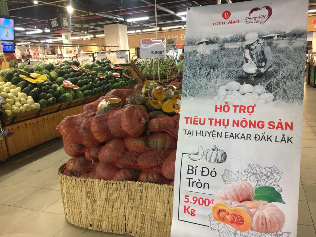 Si&ecirc;u thị đồng loạt tham gia giải cứu dưa hấu, b&iacute; đỏ - Ảnh 3.