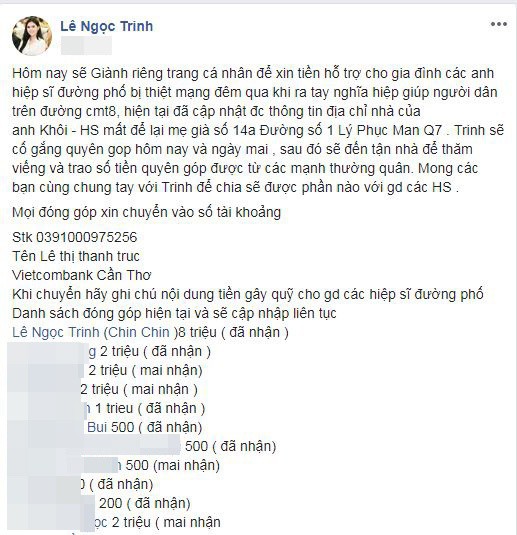 Nghệ sĩ Việt k&ecirc;u gọi ủng hộ c&aacute;c hiệp sĩ đường phố - Ảnh 5.
